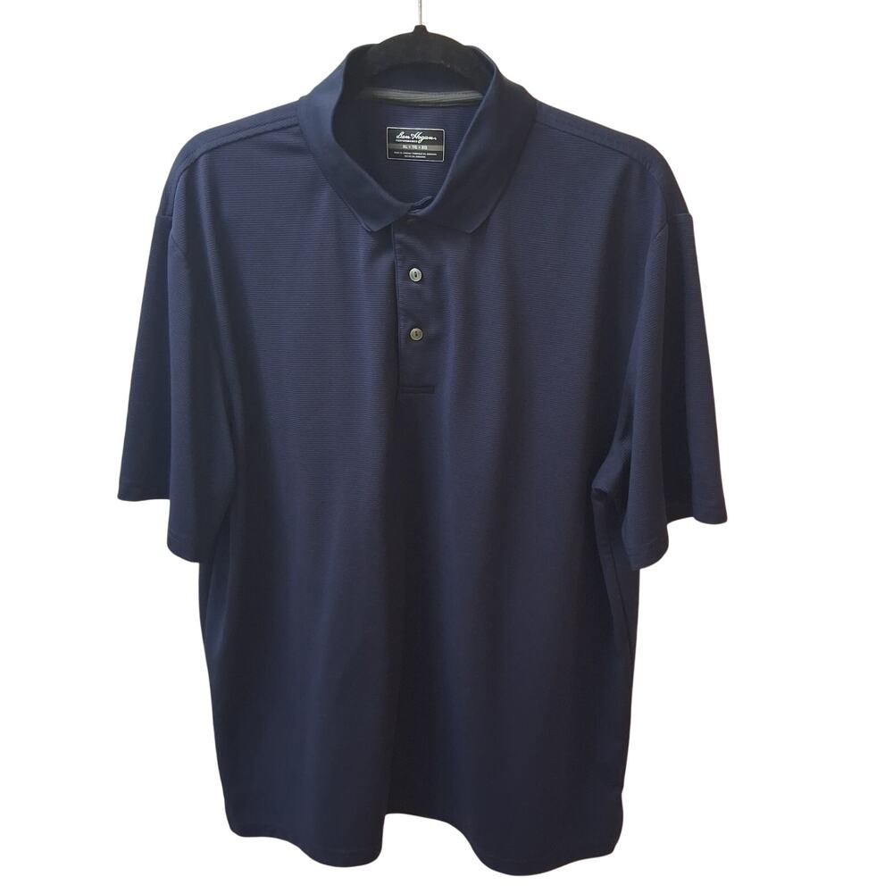 Ben Hogan Performance Men Navy Blue Polo Golf Shirt Moisture Wicking Active- XL